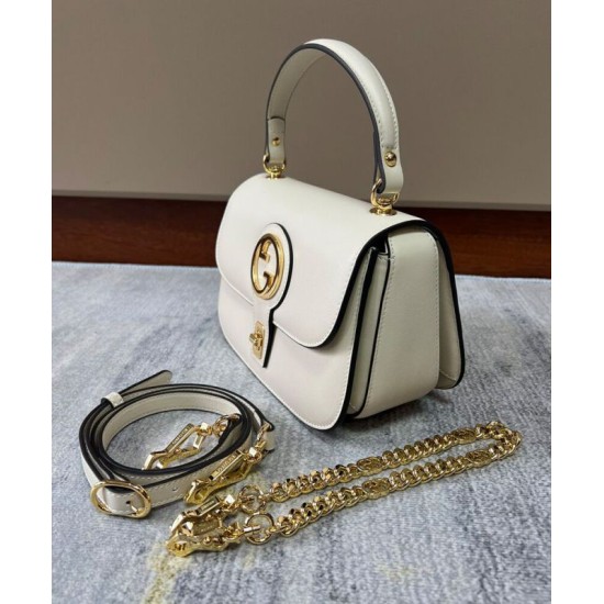Replica Borsa a mano Gucci Blondie 735101 Crema