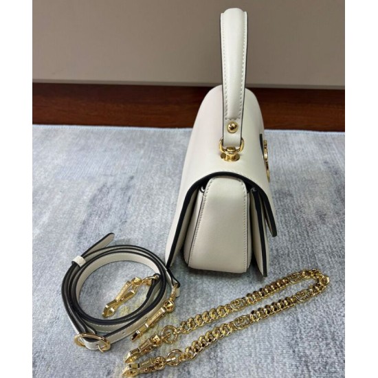 Replica Borsa a mano Gucci Blondie 735101 Crema