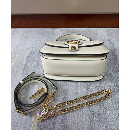Replica Borsa a mano Gucci Blondie 735101 Crema