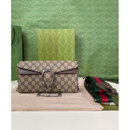 Replica Borsa a tracolla piccola Gucci Dionysus 731782 Caffè scuro Replica Borsa a tracolla piccola Gucci Dionysus 731782 Caffè scuro