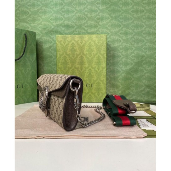 Replica Borsa a tracolla piccola Gucci Dionysus 731782 Caffè scuro Replica Borsa a tracolla piccola Gucci Dionysus 731782 Caffè scuro