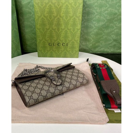 Replica Borsa a tracolla piccola Gucci Dionysus 731782 Caffè scuro Replica Borsa a tracolla piccola Gucci Dionysus 731782 Caffè scuro