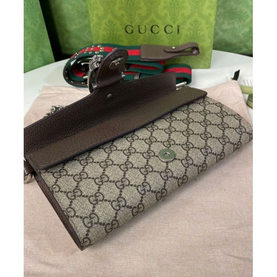 Replica Borsa a tracolla piccola Gucci Dionysus 731782 Caffè scuro Replica Borsa a tracolla piccola Gucci Dionysus 731782 Caffè scuro