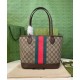 Replica Borsa tote piccola Ophidia Gucci 726762 Caffè scuro
