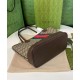 Replica Borsa tote piccola Ophidia Gucci 726762 Caffè scuro