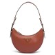 Replica Borsa a tracolla in pelle Prada 1BC194 Caffè