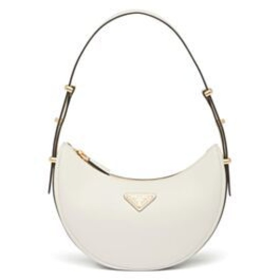 Replica Borsa a tracolla in pelle Prada 1BC194 Crema