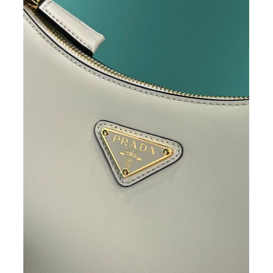 Replica Borsa a tracolla in pelle Prada 1BC194 Crema