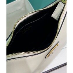 Replica Borsa a tracolla in pelle Prada 1BC194 Crema Replica Borsa a tracolla in pelle Prada 1BC194 Crema