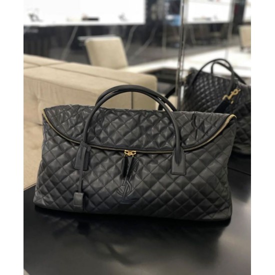 Replica Borsa Da Viaggio Gigante YSL Saint Laurent Es In Pelle Trapuntata Nera Replica Borsa Da Viaggio Gigante YSL Saint Laurent Es In Pelle Trapuntata Nera