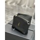 Replica Astuccio cosmetico con cerniera YSL Saint Laurent Gaby 23 cm nero