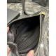 Replica Astuccio cosmetico con cerniera YSL Saint Laurent Gaby 23 cm nero