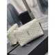 Replica Astuccio cosmetico con cerniera YSL Saint Laurent Gaby 23 cm bianco Replica Astuccio cosmetico con cerniera YSL Saint Laurent Gaby 23 cm bianco
