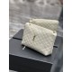 Replica Astuccio cosmetico con cerniera YSL Saint Laurent Gaby 23 cm bianco Replica Astuccio cosmetico con cerniera YSL Saint Laurent Gaby 23 cm bianco