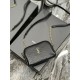 Replica YSL Saint Laurent Gaby Borsa a tracolla con cerniera nera 18 cm