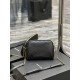 Replica YSL Saint Laurent Gaby Borsa a tracolla con cerniera nera 18 cm
