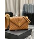 Replica Borsa a busta grande YSL Saint Laurent Mix Matelasse Caramello 31cm Replica Borsa a busta grande YSL Saint Laurent Mix Matelasse Caramello 31cm