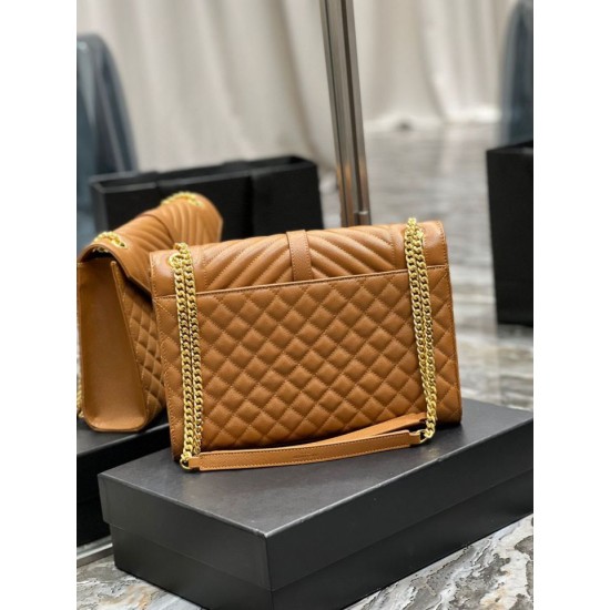 Replica Borsa a busta grande YSL Saint Laurent Mix Matelasse Caramello 31cm Replica Borsa a busta grande YSL Saint Laurent Mix Matelasse Caramello 31cm