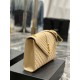Replica Borsa a busta grande YSL Saint Laurent Mix Matelasse Albicocca 31cm