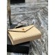 Replica Borsa a busta grande YSL Saint Laurent Mix Matelasse Albicocca 31cm