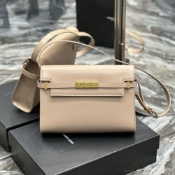 Replica Borsa a spalla YSL Saint Laurent Manhattan Albicocca
