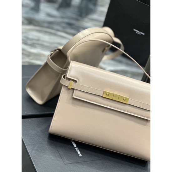 Replica Borsa a spalla YSL Saint Laurent Manhattan Albicocca Replica Borsa a spalla YSL Saint Laurent Manhattan Albicocca