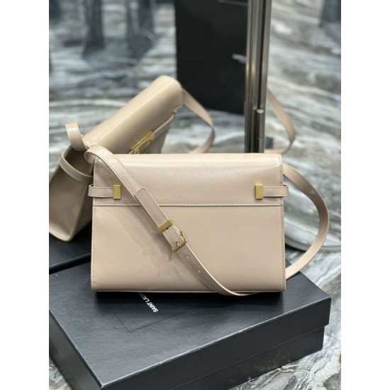 Replica Borsa a spalla YSL Saint Laurent Manhattan Albicocca Replica Borsa a spalla YSL Saint Laurent Manhattan Albicocca