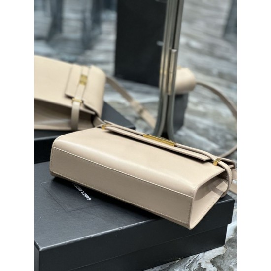 Replica Borsa a spalla YSL Saint Laurent Manhattan Albicocca Replica Borsa a spalla YSL Saint Laurent Manhattan Albicocca