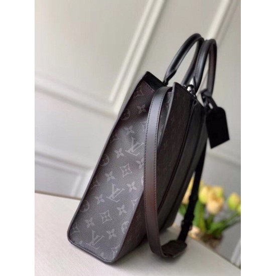 Replica Borsa Sac Plat con cerniera orizzontale Monogram Eclipse M45265