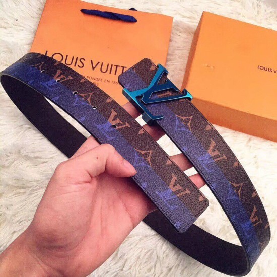 Replica Cintura Initiales 40mm Monogram Blue MP033S