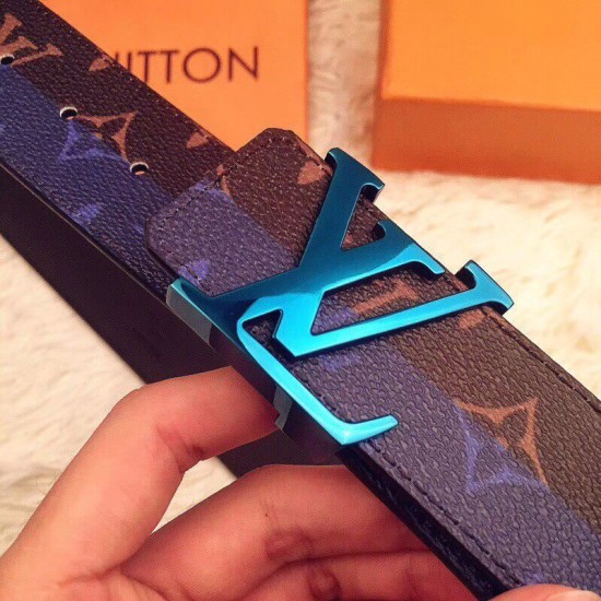 Replica Cintura Initiales 40mm Monogram Blue MP033S
