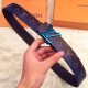 Replica Cintura Initiales 40mm Monogram Blue MP033S