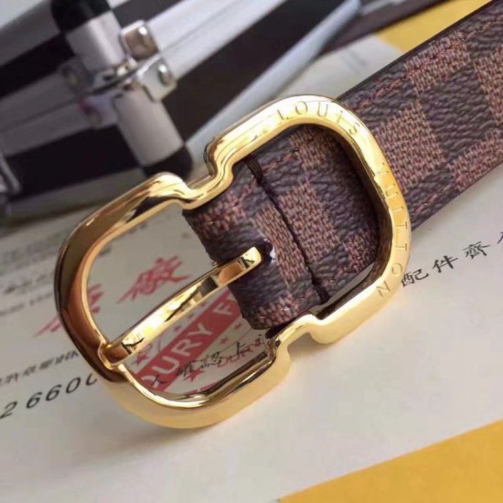 Replica Cintura Mini 25MM Damier Ebene M9744V