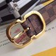 Replica Cintura Mini 25MM Damier Ebene M9744V