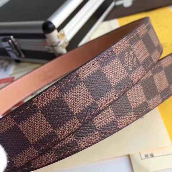 Replica Cintura Mini 25MM Damier Ebene M9744V