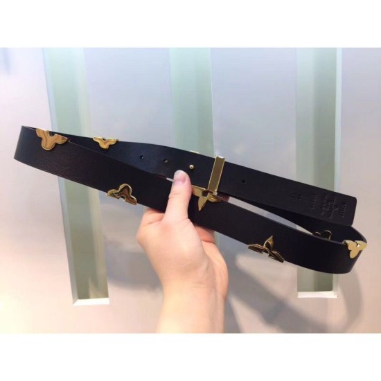 Replica Iconic Metallic Flowers 30mm Belt M9310U