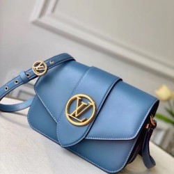 Replica LV Pont 9 Borsa M55947 Blu