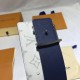 Replica Cintura Initiales 40mm Monogram M0162U Bianco