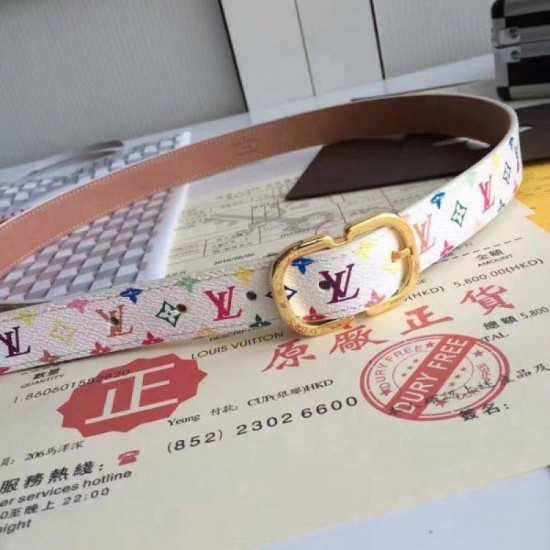 Replica Cintura Mini 25MM Monogram Multicolor M9585W