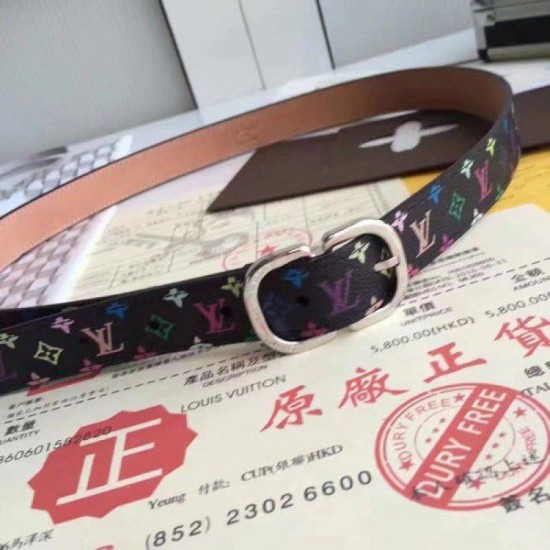Replica Cintura Mini 25MM Monogram Multicolor M9586W