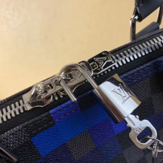Replica Keepall Bandouliere 50 Damier Graphite Pixel N40079