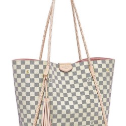 Replica Propriano Tote Damier Azur N44027 Bianco