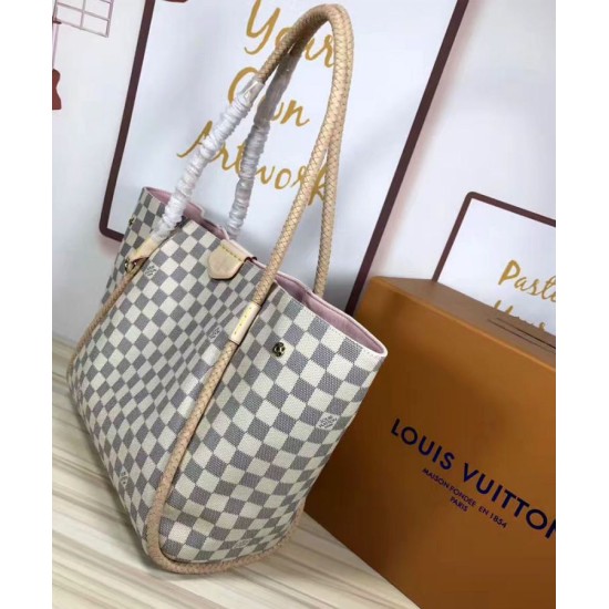 Replica Propriano Tote Damier Azur N44027 Bianco Replica Propriano Tote Damier Azur N44027 Bianco