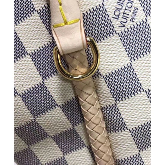 Replica Propriano Tote Damier Azur N44027 Bianco Replica Propriano Tote Damier Azur N44027 Bianco