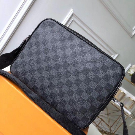 Replica Trocadero Messenger NM PM Damier Graphite N40087