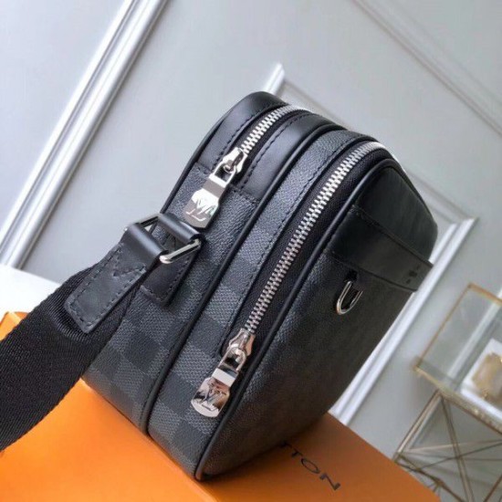 Replica Trocadero Messenger NM PM Damier Graphite N40087