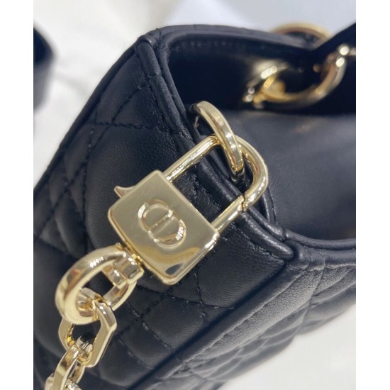 Replica Borsa Christian Dior Lady D-Joy nera