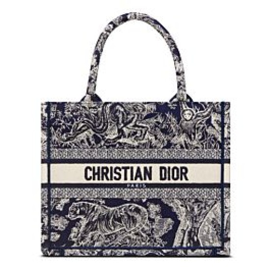 Replica Christian Dior Borsa piccola Dior Book Tote blu scuro