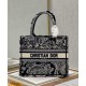 Replica Christian Dior Borsa piccola Dior Book Tote blu scuro