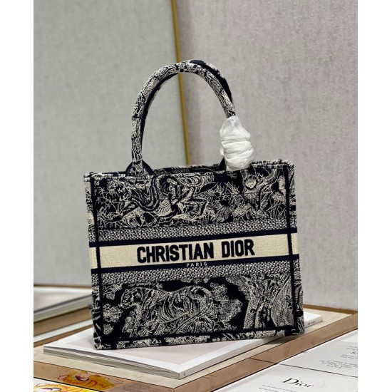 Replica Christian Dior Borsa piccola Dior Book Tote blu scuro
